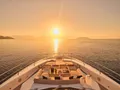 MAKANI II Predator 115 - foredeck sunset MAKANI II Predator 115 - foredeck sunset