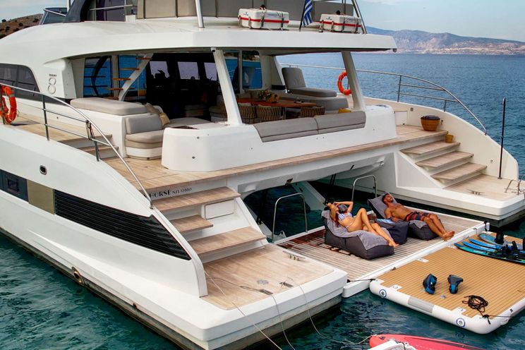 Charter Yacht CRAZY HORSE - Lagoon 78 - 5 Cabins - Athens - Mykonos - Paros - Cyclades - Greece