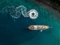 ALESSANDRO I Custom Sailing Yacht 40m - top aerial shot ALESSANDRO I Custom Sailing Yacht 40m - top aerial shot