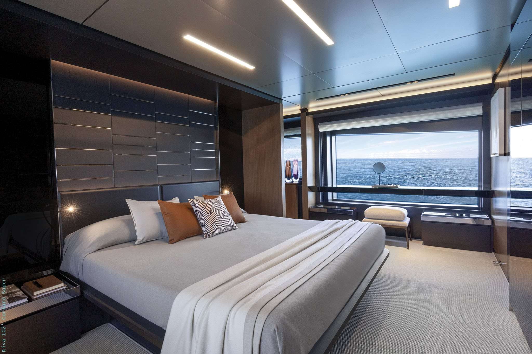 Charter Yacht ICONA - Riva 102 Corsaro Super - 5 Cabins - Mandelieu la Napoule - Cannes - Nice - Antibes - St Tropez - Monaco - The French Riviera