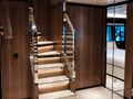 ICONA Riva 102 Corsaro Super - staircase to the lower deck ICONA Riva 102 Corsaro Super - staircase to the lower deck