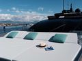 ICONA Riva 102 Corsaro Super - foredeck sunbathing area ICONA Riva 102 Corsaro Super - foredeck sunbathing area