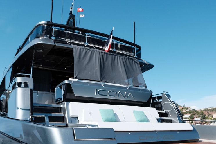 Charter Yacht ICONA - Riva 102 Corsaro Super - 5 Cabins - Mandelieu la Napoule - Cannes - Nice - Antibes - St Tropez - Monaco - The French Riviera