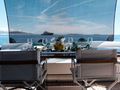 ICONA Riva 102 Corsaro Super - main aft deck alfresco dining area ICONA Riva 102 Corsaro Super - main aft deck alfresco dining area