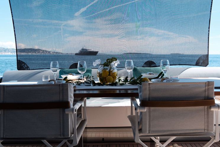 Charter Yacht ICONA - Riva 102 Corsaro Super - 5 Cabins - Mandelieu la Napoule - Cannes - Nice - Antibes - St Tropez - Monaco - The French Riviera