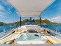 CABO Persing 140 - foredeck lounge and jacuzzi CABO Persing 140 - foredeck lounge and jacuzzi
