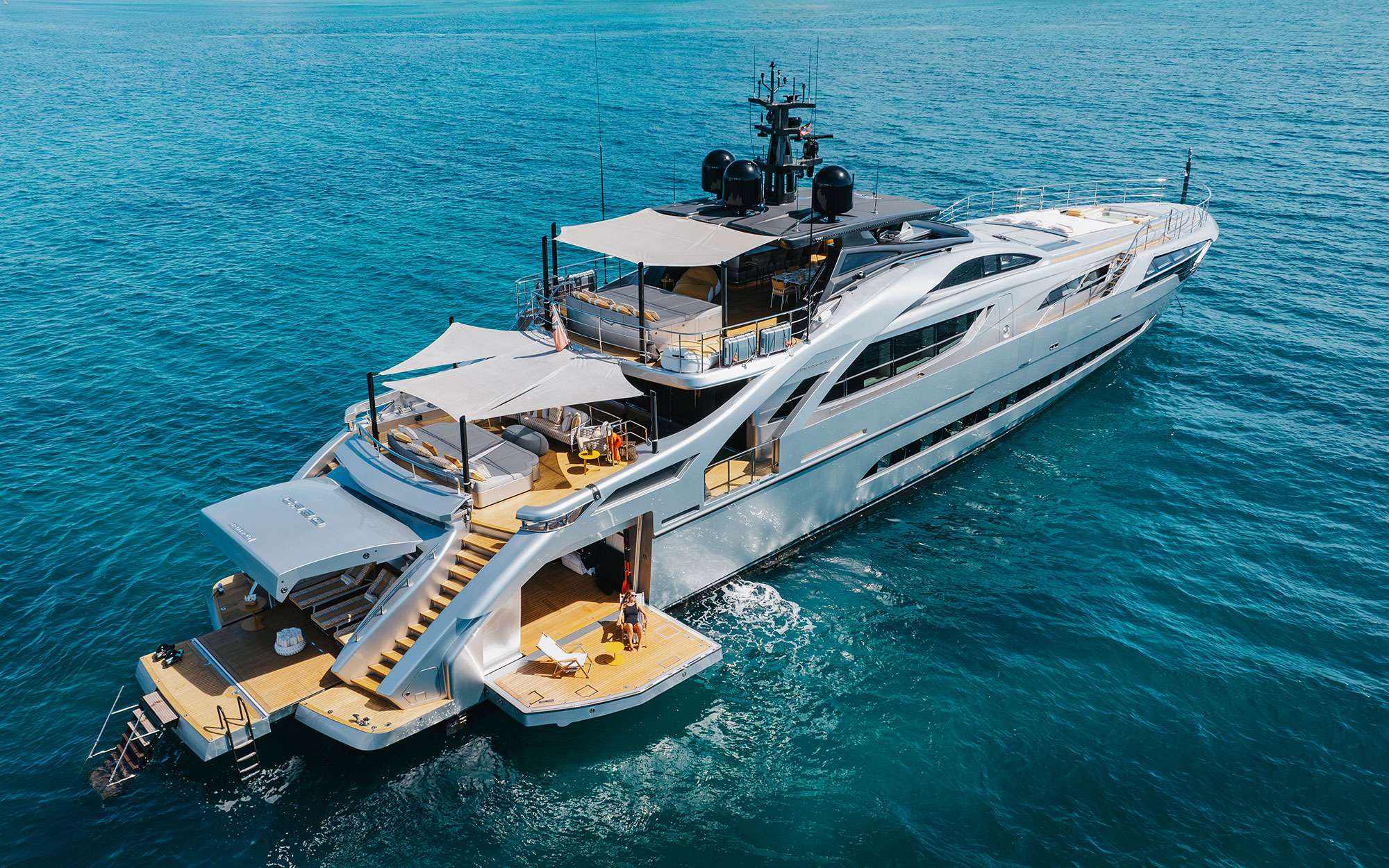 Charter Yacht CABO - Persing 140 - 5 Cabins - Cannes - St Tropez - Nice - Antibes - Monaco - The French Riviera
