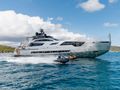 CABO Persing 140 - anchored with the jet ski CABO Persing 140 - anchored with the jet ski
