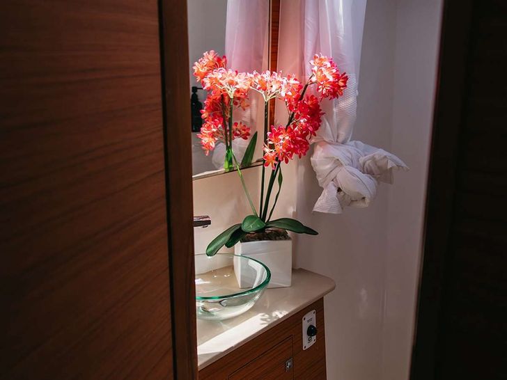 AQUANIMITY Dufour 48 - cabin 2 bathroom AQUANIMITY Dufour 48 - cabin 2 bathroom