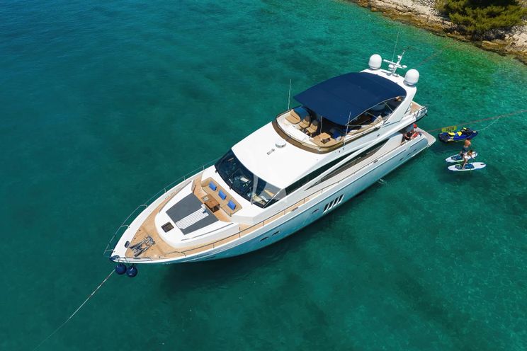 Charter Yacht INSIEME - Princess 85 Fly - 4 Cabins - Trogir - Split - Hvar - Croatia