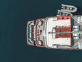 THE MAJ OCEANIC Phinisi 47m - aerial aft shot THE MAJ OCEANIC Phinisi 47m - aerial aft shot