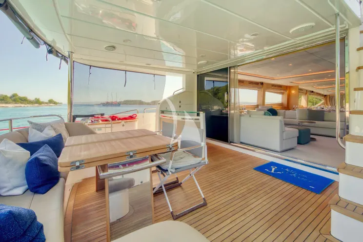 Charter Yacht INSIEME - Princess 85 Fly - 4 Cabins - Trogir - Split - Hvar - Croatia