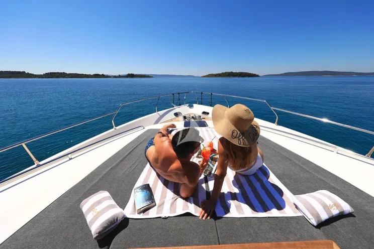 Charter Yacht INSIEME - Princess 85 Fly - 4 Cabins - Trogir - Split - Hvar - Croatia
