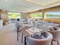 INSIEME Princess 85 Fly - main dining area INSIEME Princess 85 Fly - main dining area