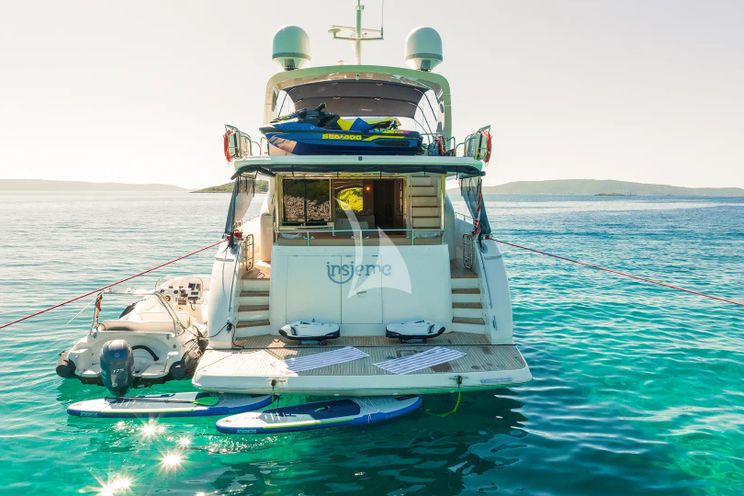 Charter Yacht INSIEME - Princess 85 Fly - 4 Cabins - Trogir - Split - Hvar - Croatia