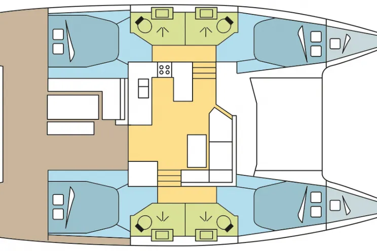 Charter Yacht Astrea 42 - 4+2 Cabins(4 double 2 single)- Key West - MIami