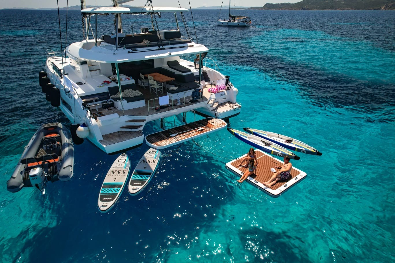 Water toys in Tavolara