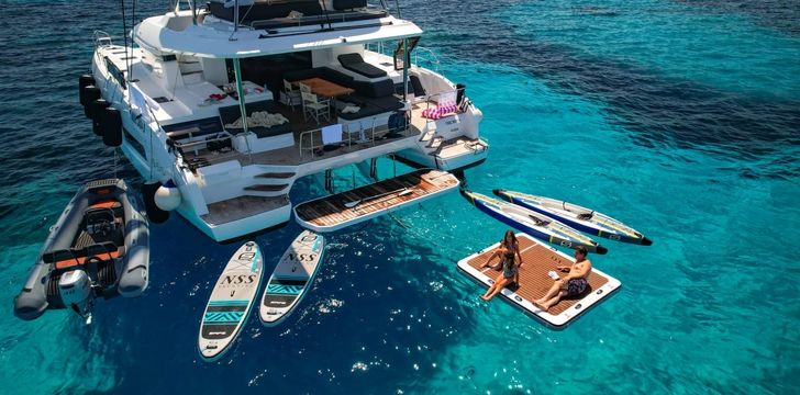 Water toys in Tavolara