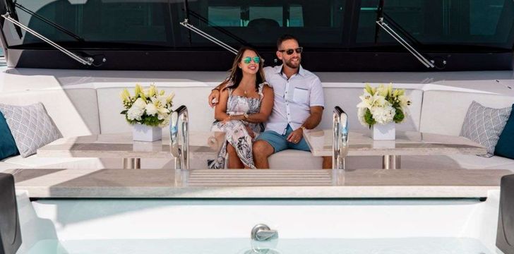 Luxurious Foredeck on a Motor Yacht