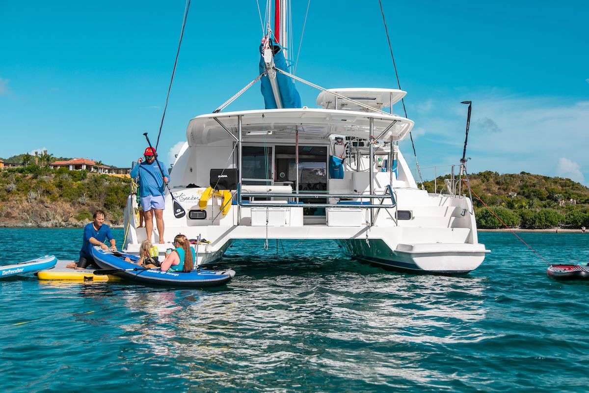 Crewed Catamaran and water toys
