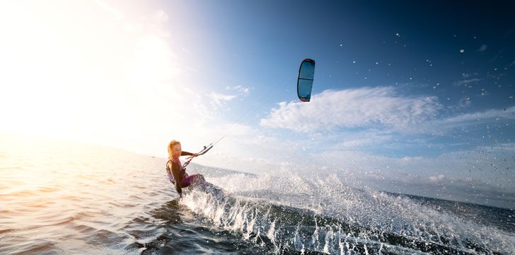 Kitesurfing in the BVI