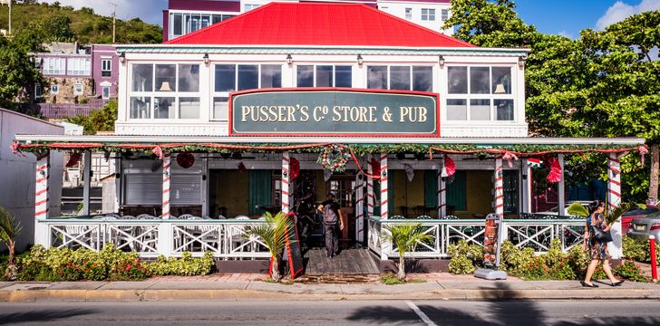 Pusser's Pub on Tortola Island in the BVI