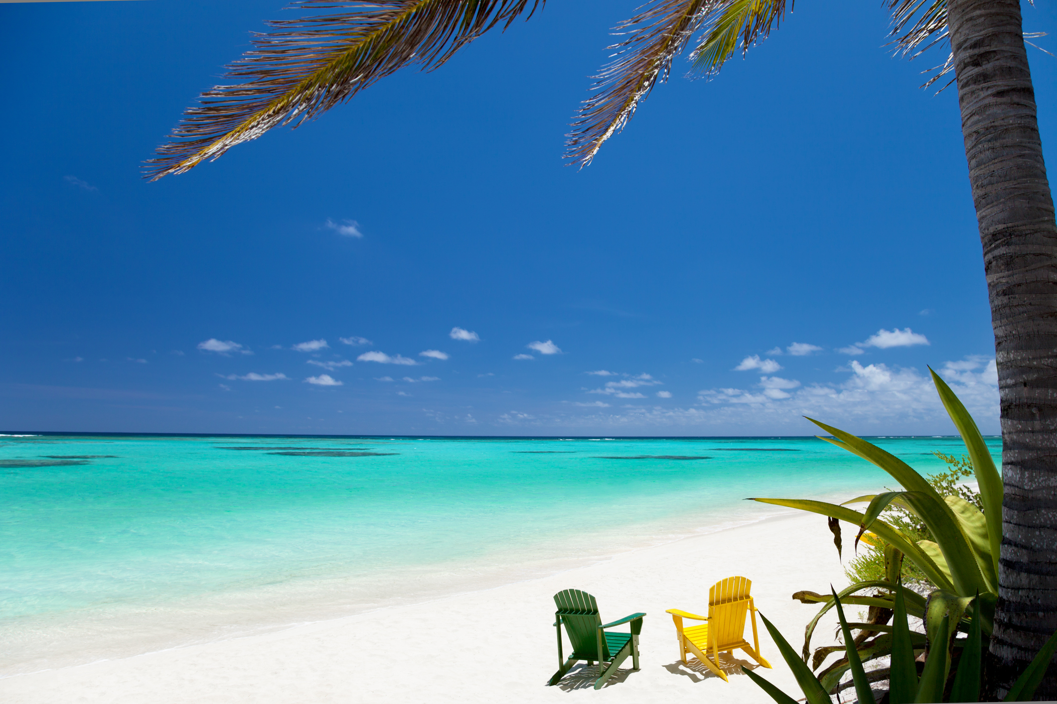 White sand beach on Anegada