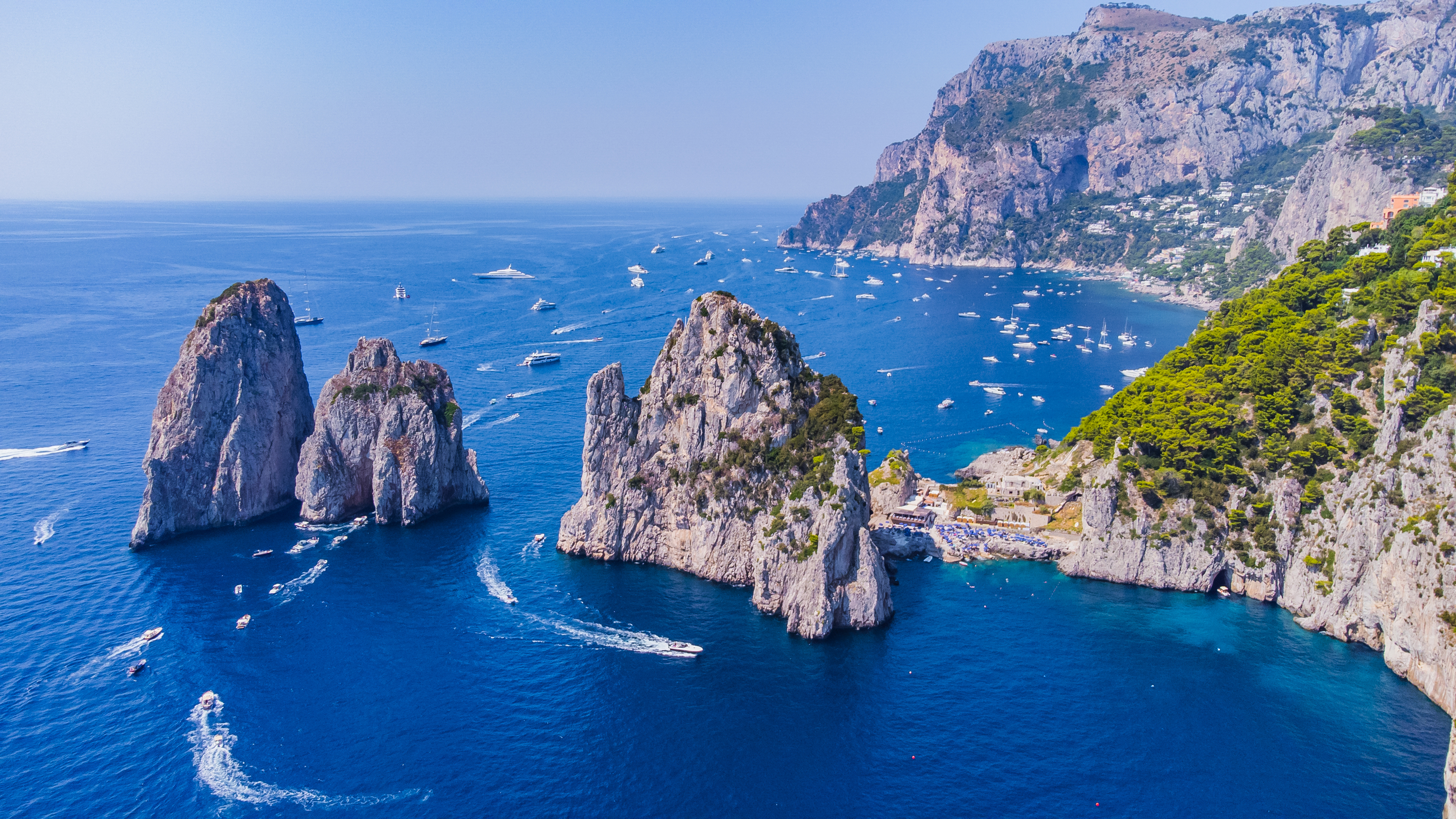 Panoramic view of Capri