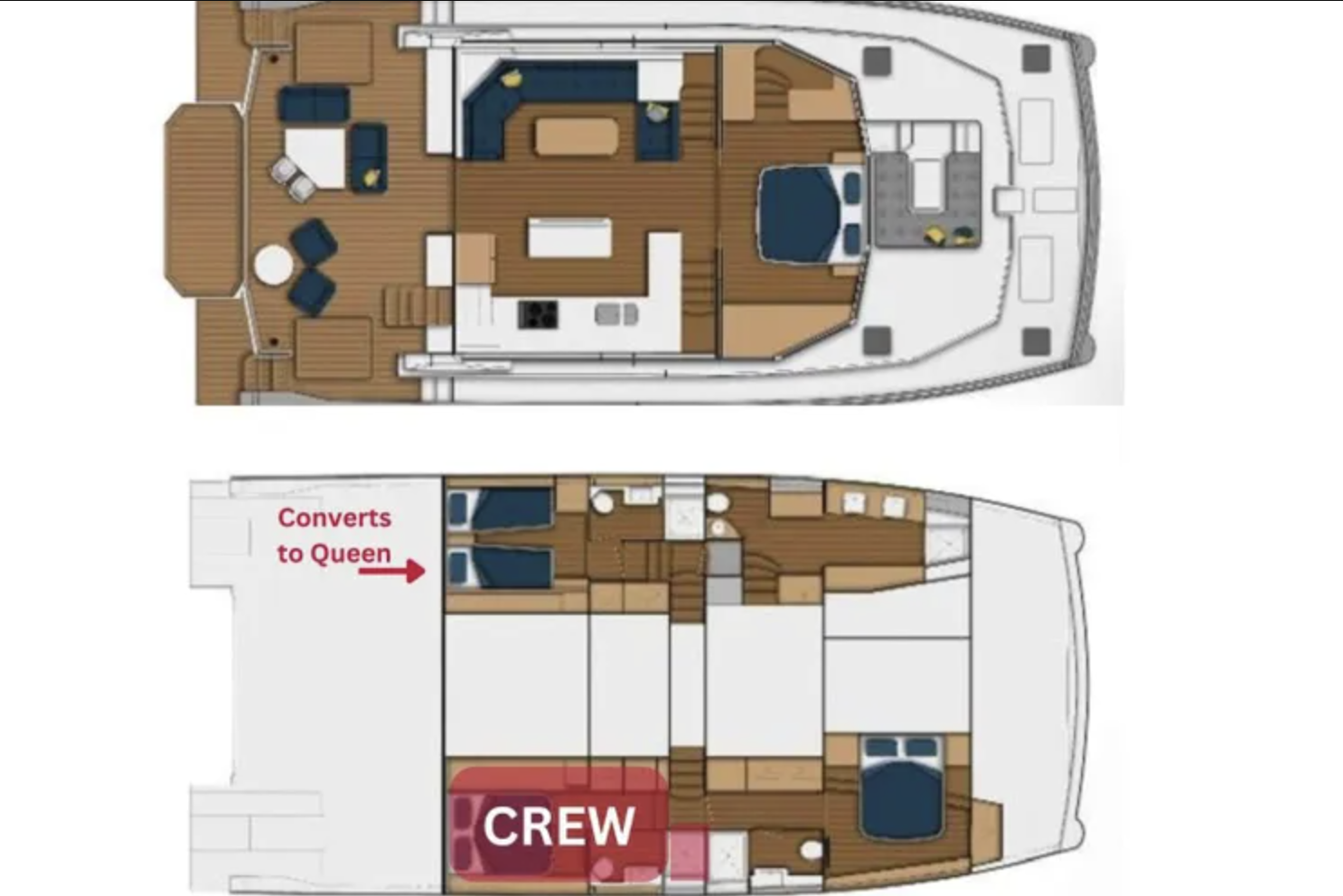 Power Catamaran Layout