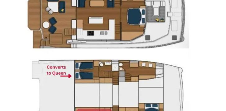 Power Catamaran Layout