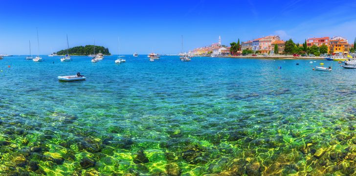 Clean clear water in Croatia
