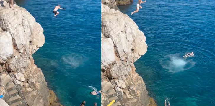 Rock diving Buza Bar