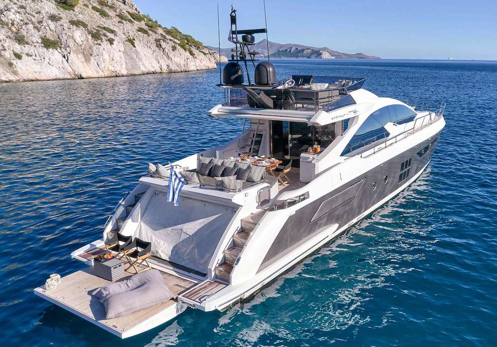 Greece Cyclades Motor Yacht Itinerary Vacation