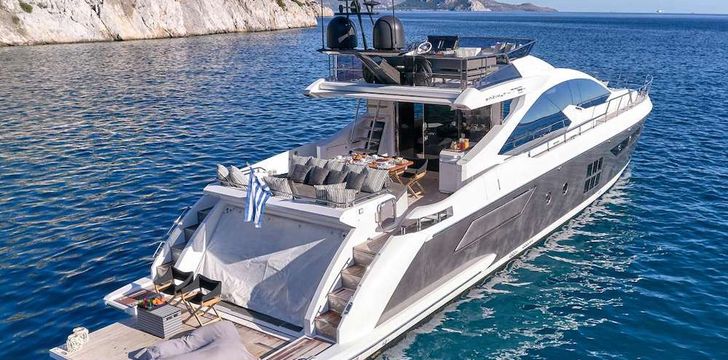 Greece Cyclades Motor Yacht Itinerary Vacation