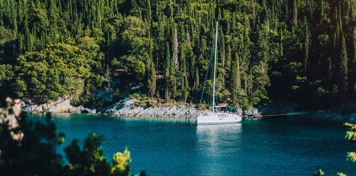 Foki Bay,Kefalonia,Ionian Islands Yacht Charter - Greece