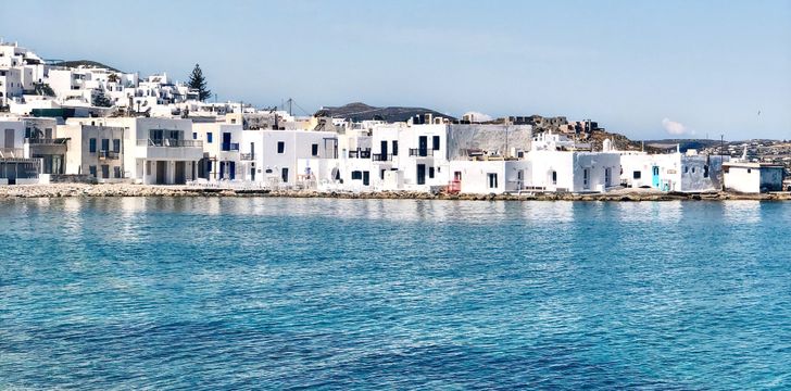 Paros Waterfront,Cyclades Greece Motor Yacht Charter
