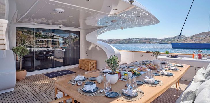 Breakfast Motor Yacht,Peloponnese Charter Greece