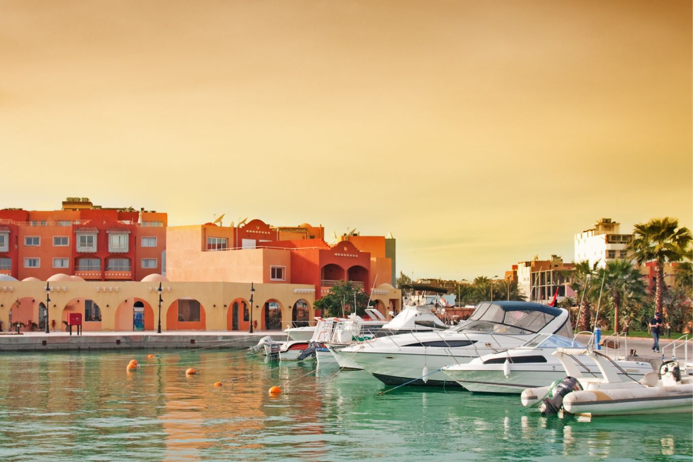 Marina of Hurghada,Egypt