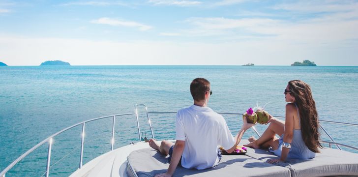 Chartering a luxury crewed motor yacht in sicily