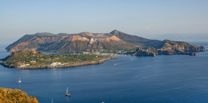 Vulcano Island in Sicily