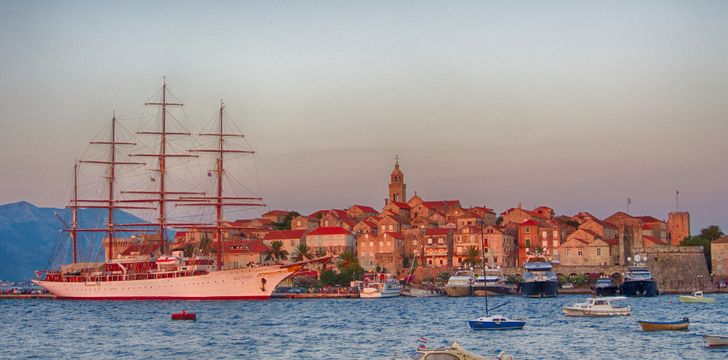 Gulet in Korcula Croatia