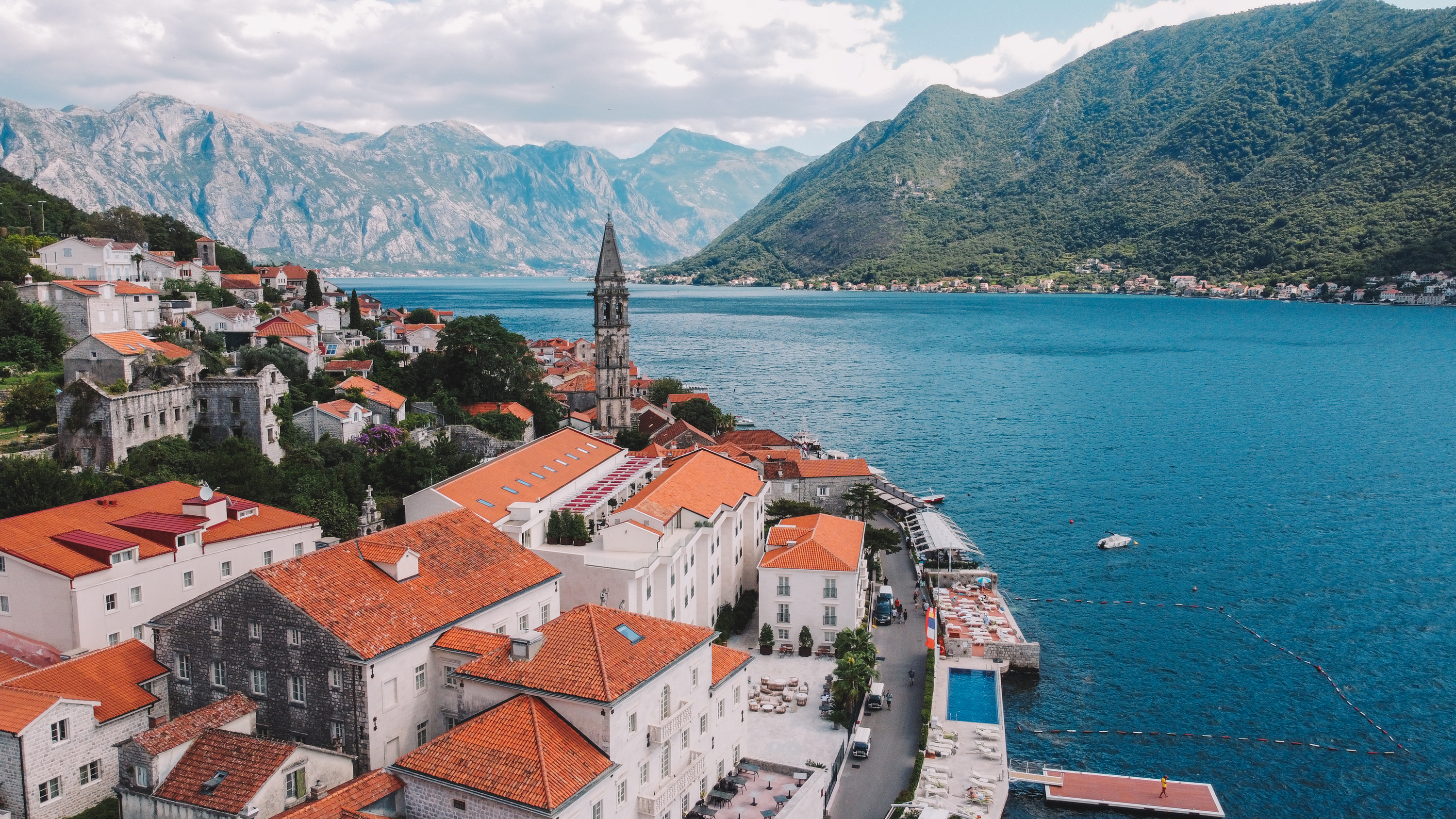 Kotor Bay in Kotor Montenegro