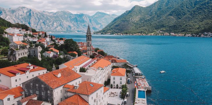 Kotor Bay in Kotor Montenegro