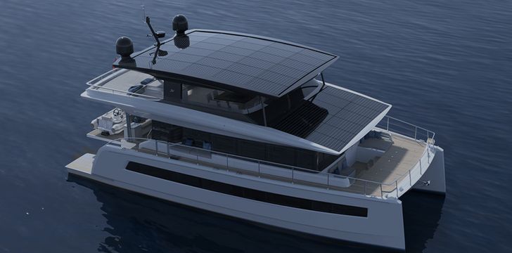 The new Silent fully electric solar yacht