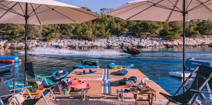 Water Toys in the Mediterranean