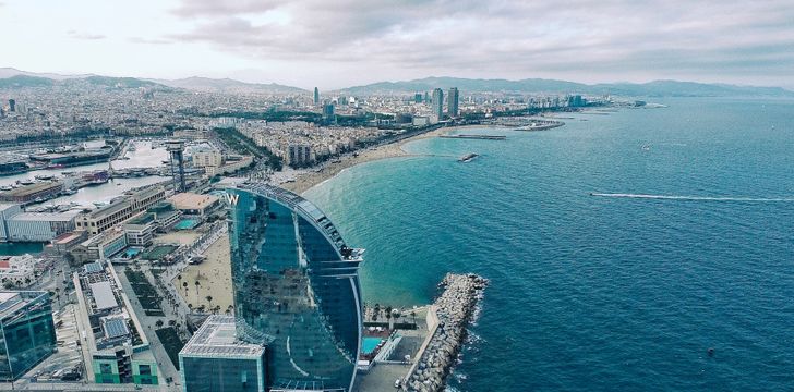 Barcelona Coastline,Spain Yacht Charter