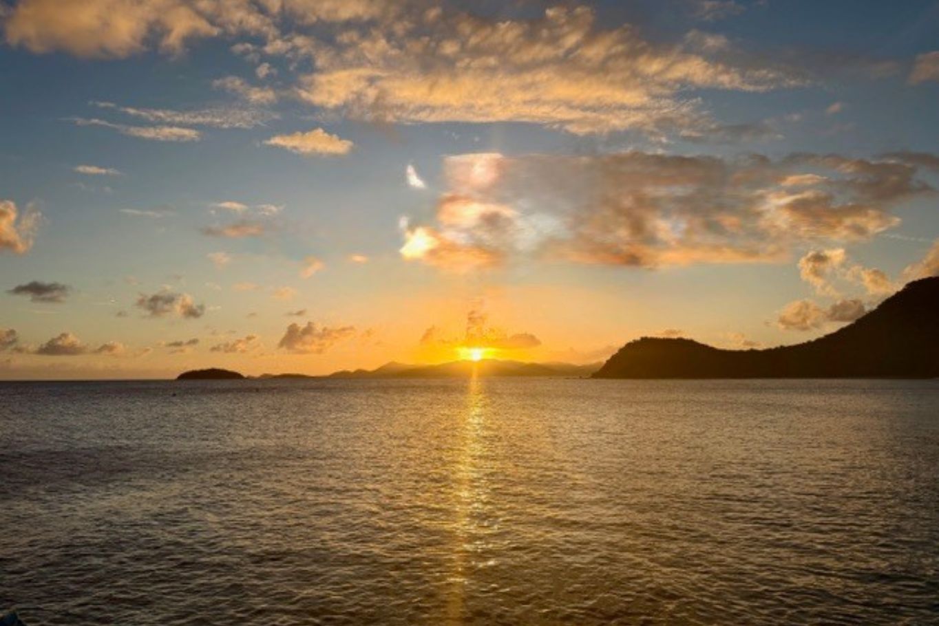 Gorgeous Sunset over Tortola