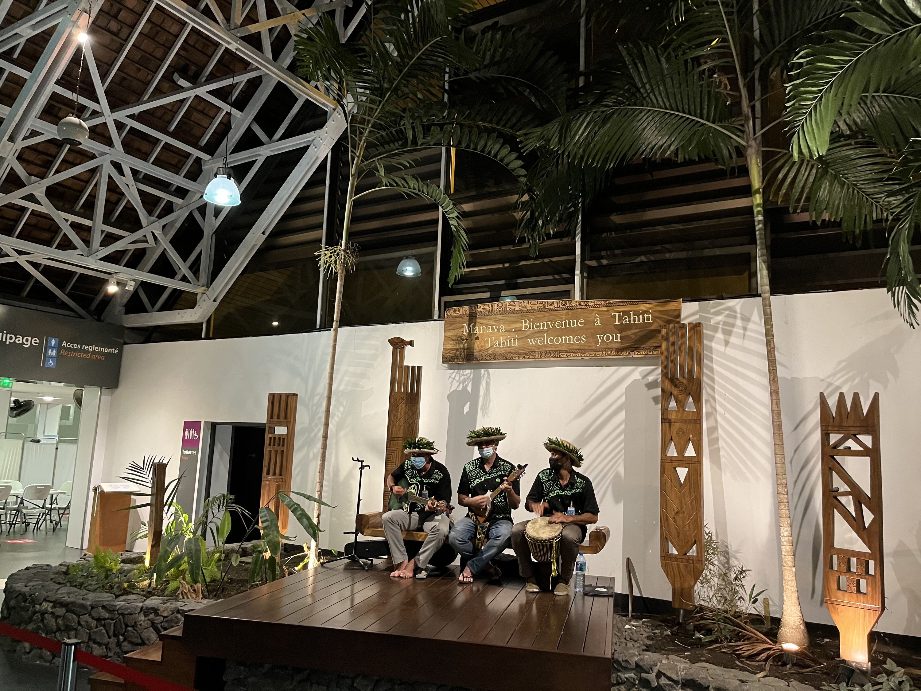 Arriving in Tahiti Airport