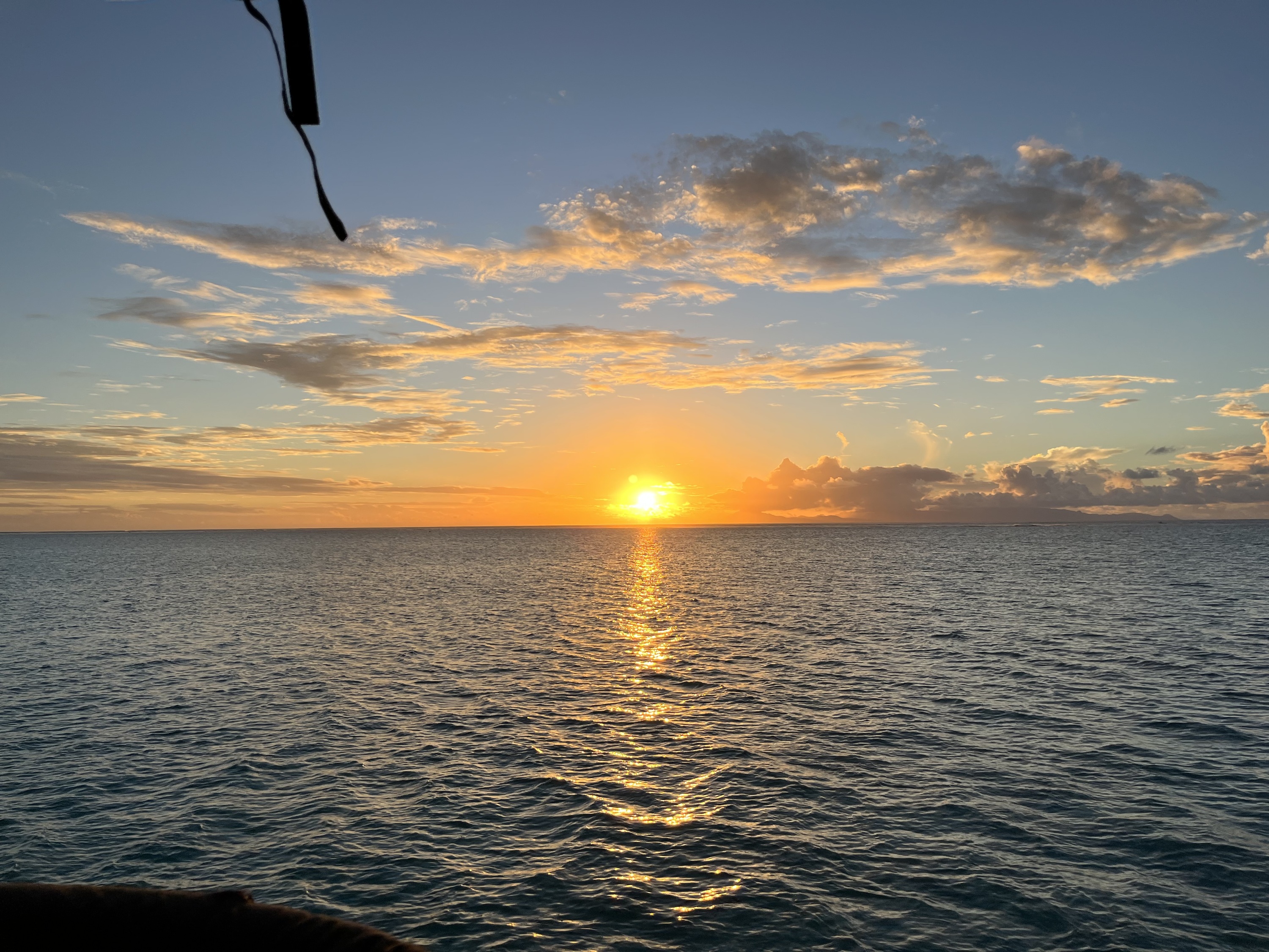 Sunset on Huahine