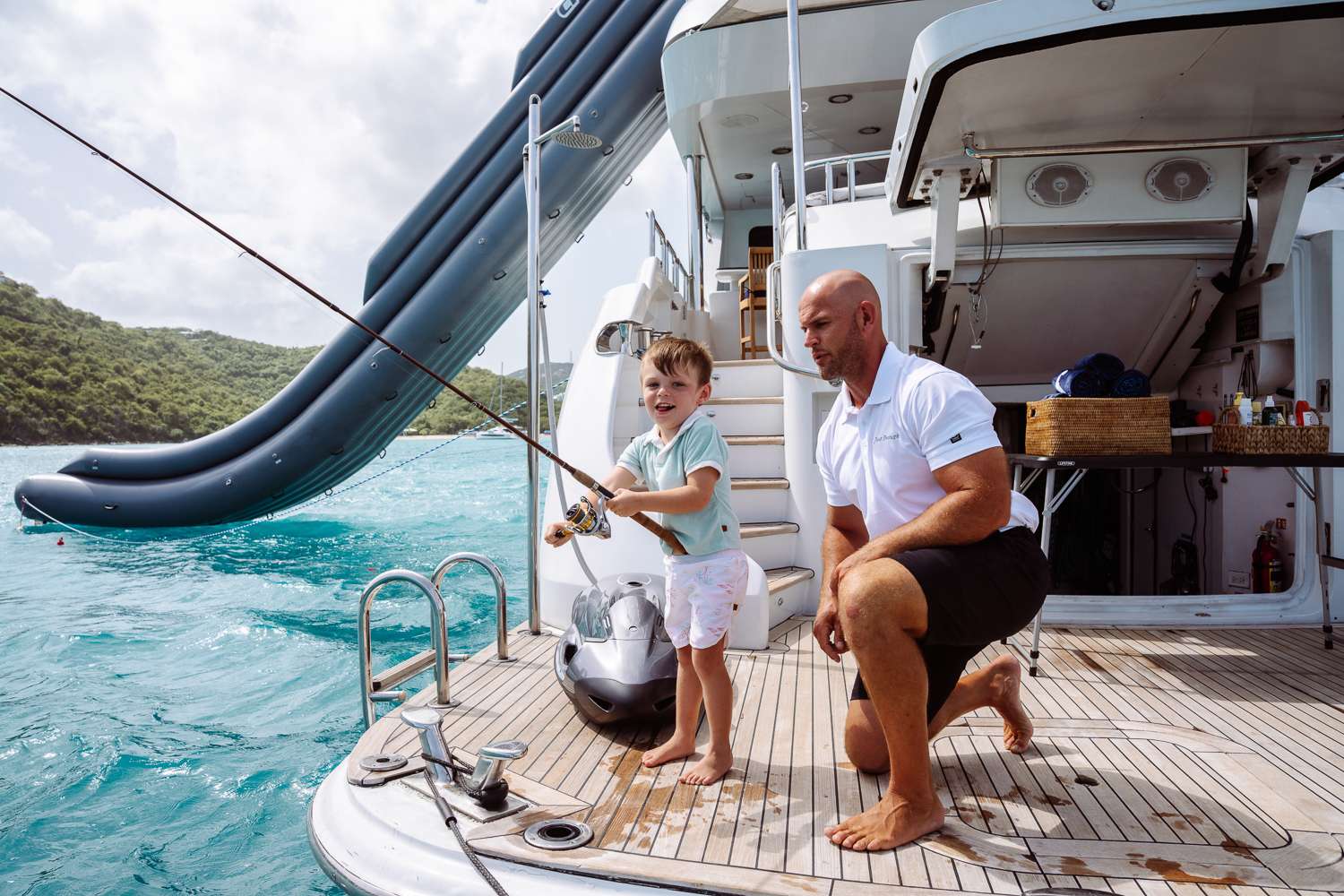 Family charter in the USVI